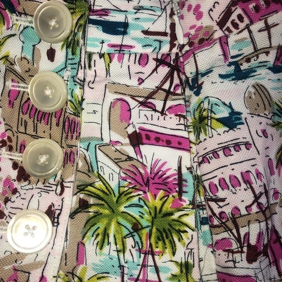 J. Crew Harbor Print Sailor Shorts Size 00 - Picture 13 of 13